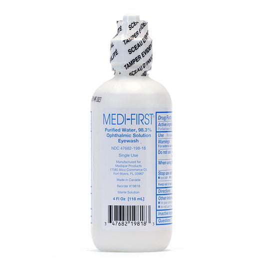 Medi-First 19818 Eyewash Eye Rinse and Protection First Aid Supplies 4 Ounces